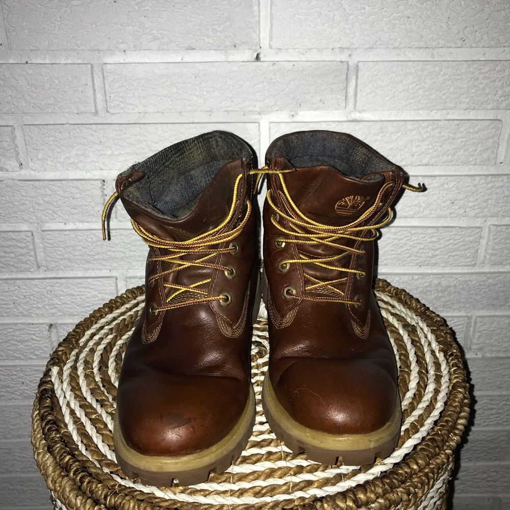 Timberland Flip-Down Leather Boots